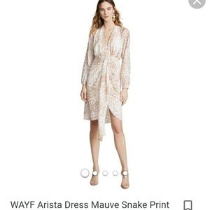 Womes dress snake print